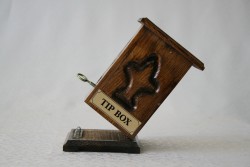 Ahşap Kumbara - Bahşiş Kutusu - Tip Kutusu  - 5