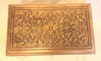 Ahşap Oyma Nişan Sandığı - 4