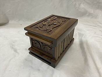 Şifreli Ahşap kızaklı Kutu (küçük boy) - 3