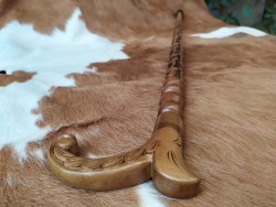 Ahşap Oyma Baston - 4