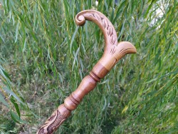 Ahşap Oyma Baston - 6