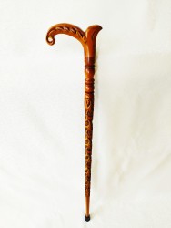 Ahşap Oyma Baston - 2